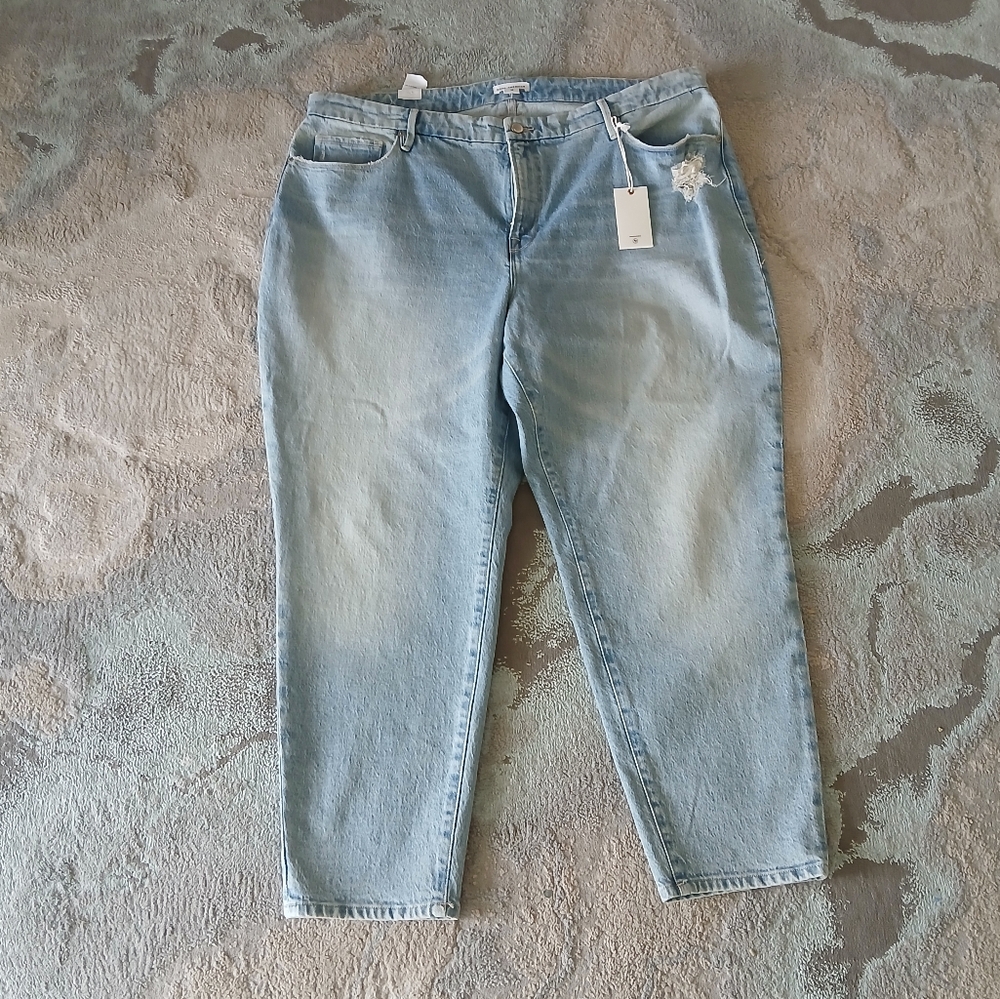 NWT Good American GOOD MOM JEANS‎